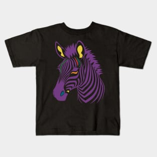 Color Zebra Kids T-Shirt